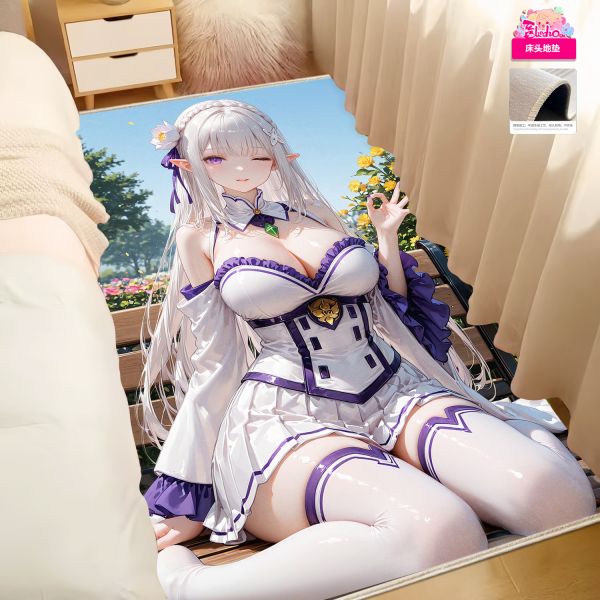 【海外代購】阿喵畫社 花海 愛蜜莉雅 8k超大高清裝飾畫 午睡毛毯  書桌掛毯 床頭地墊 