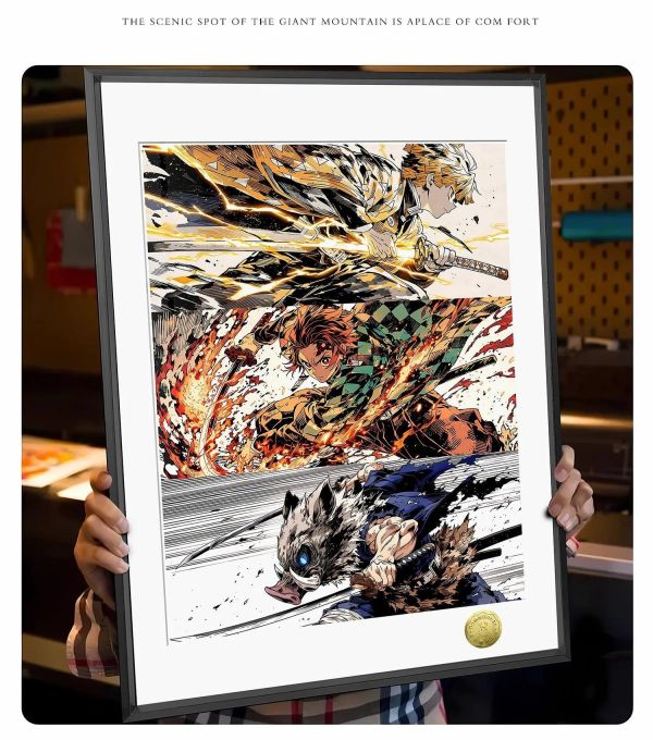 【海外代購】皇呱 《超帥時刻》鬼滅之刃三小隻裝飾畫 午睡毯 地毯 