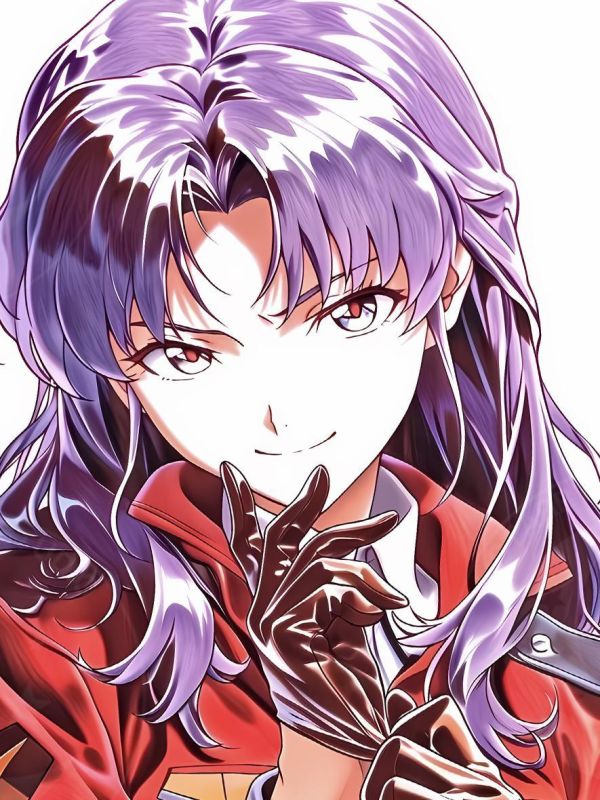 【海外代購】星空 《紅衣葛城美里》明日香EVA新世紀福音戰士初號機綾波麗碇真嗣動畫裝飾畫 