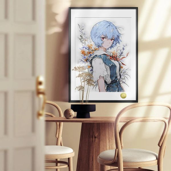 【海外代購】皇呱 《花季少女綾波麗》第一適格者裝飾畫 午睡毯 地毯 