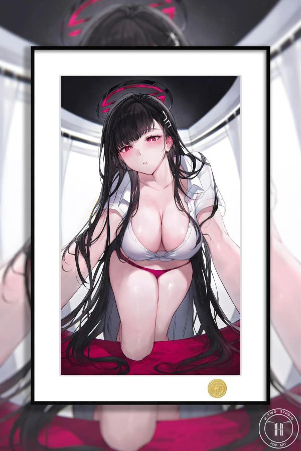 【海外代購】H2 《調月莉音》碧藍檔案裝飾畫 