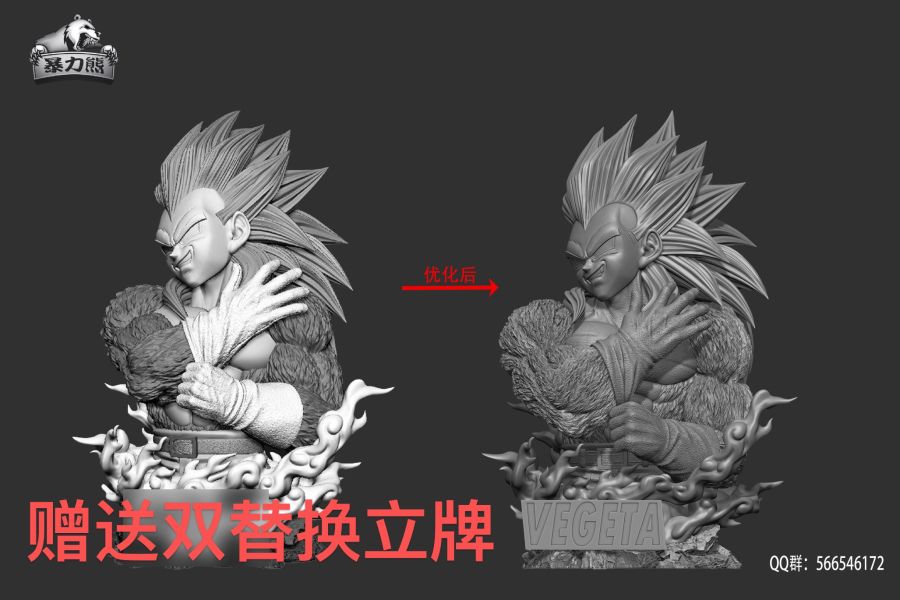 【預定】暴力熊 超四貝吉塔 半身像 