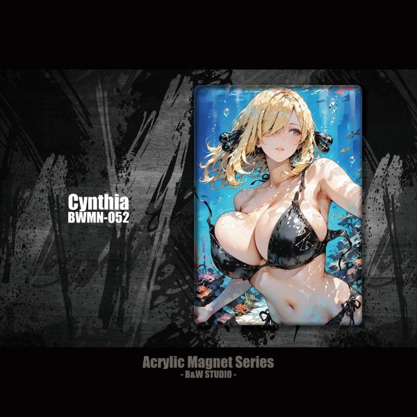 【海外代購】黑白畫映 B&W Studio Cynthia竹蘭亞克力冰箱貼 BWMN-052 