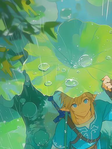 【海外代購】巴洛克 《荷葉林克》Link 薩爾達傳說Zelda任天堂動漫裝飾冰箱貼 