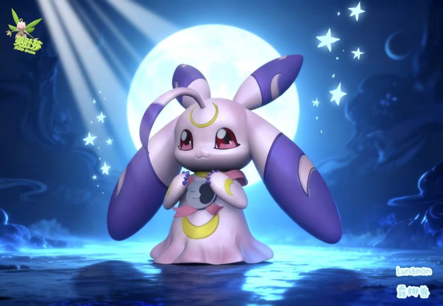 【預定】美肚莎 數碼寶貝 物語 月光 露娜獸 