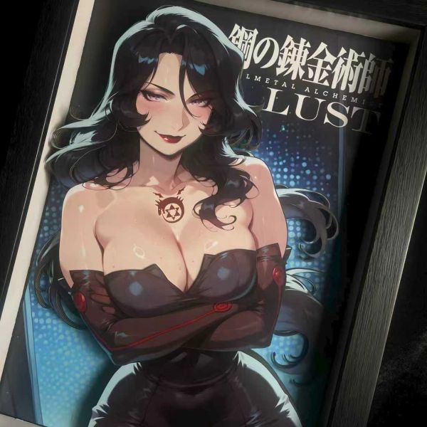 【海外代購】黑白畫映 B&W 鋼之鍊金術師FA 拉絲特 立體裝飾畫 