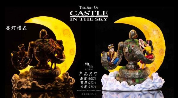 【海外代購】物語 宮崎駿桌面系列06 天空之城/愛的擁抱 