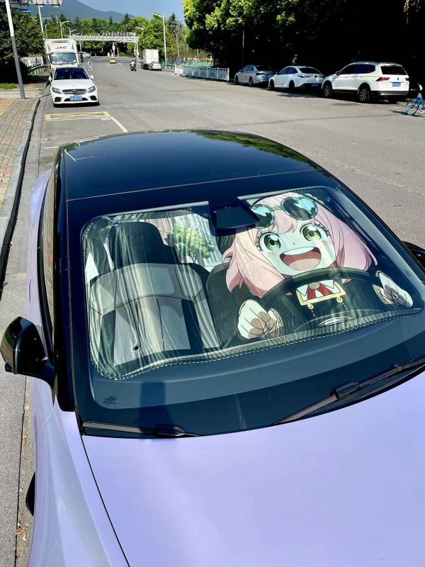 【海外代購】千鳥社 間諜過家家阿尼亞Anya汽車前擋遮陽隔熱膜 