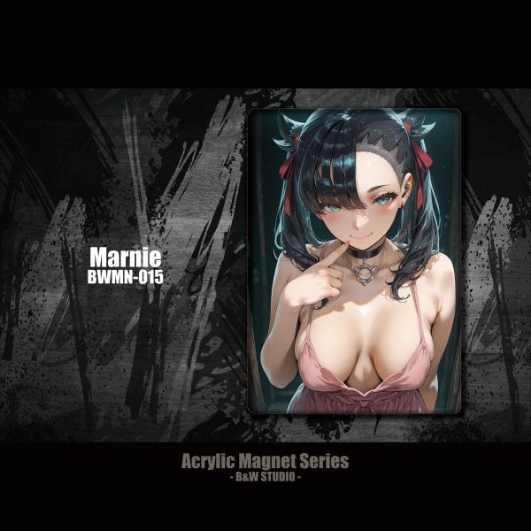 【海外代購】黑白畫映 B&W 瑪俐Marnie 亞克力冰箱貼 BWMN-015 