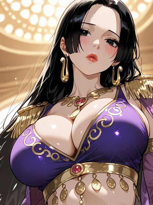 【海外代購】星空 《吉普賽女帝》Hancock海賊王路飛蛇姬漢庫克onepiece七武海動漫裝飾畫 