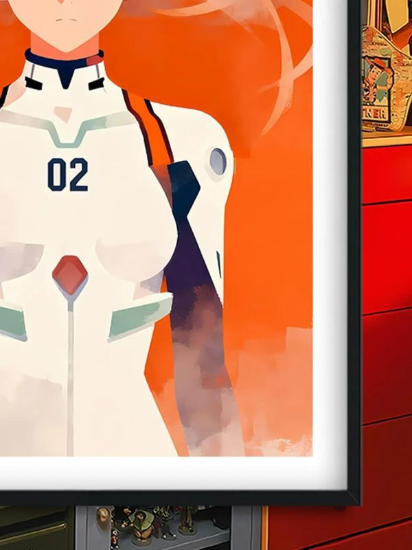 【海外代購】巴洛克《ASUKA/REI》EVA新世紀福音戰士裝飾畫冰箱貼 