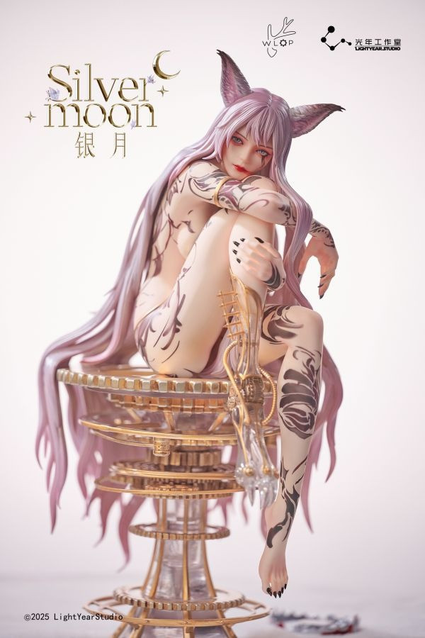【海外代購】光年 WLOP 夭夢 1/4收藏級雕像 銀月 silvermoon 