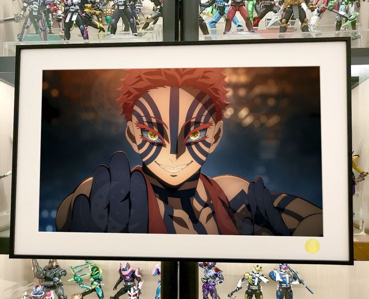 【海外代購】星空 《邪笑猗窩座》鬼滅之刃無限城篇Akaza炎柱狛治戀雪裝飾畫 