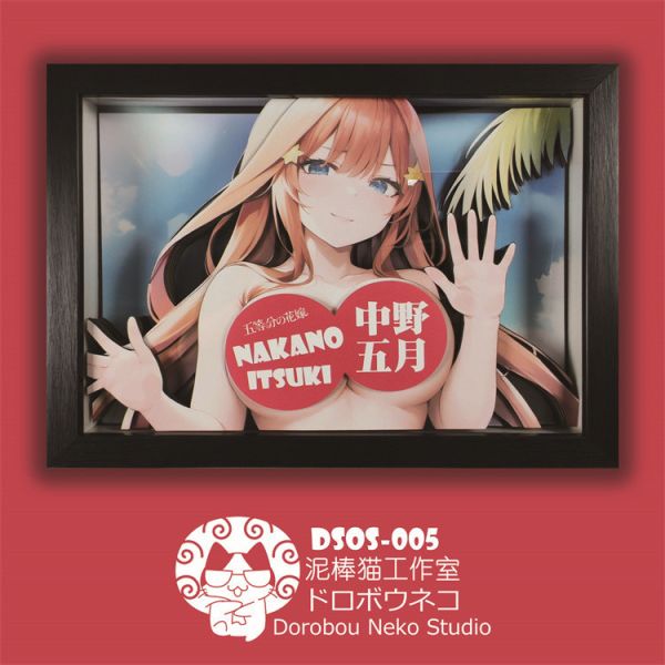 【海外代購】泥棒貓 DSOS-005 五等分的新娘 中野五月 立體畫 