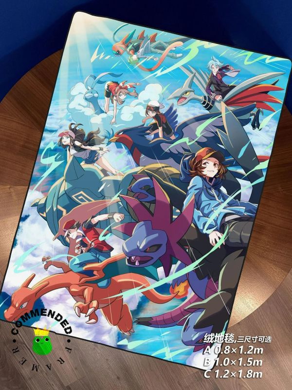 【海外代購】皇呱 《少年與寶可夢》寶可夢裝飾畫 午睡毯 地毯 