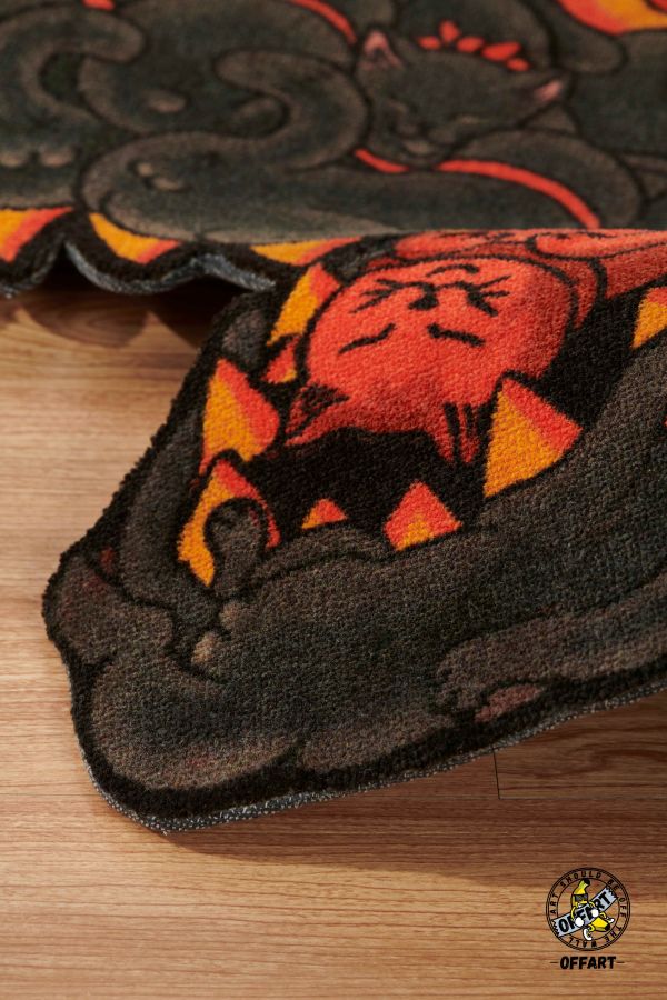 【海外代購】OFFART 阿壬 百貓紅蓮 地毯 