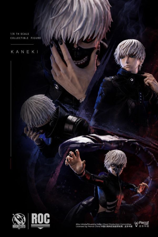 【預定】ROCKETTOYS 皮樂中國正版授權KANEKI 金木 1/6可動人偶 