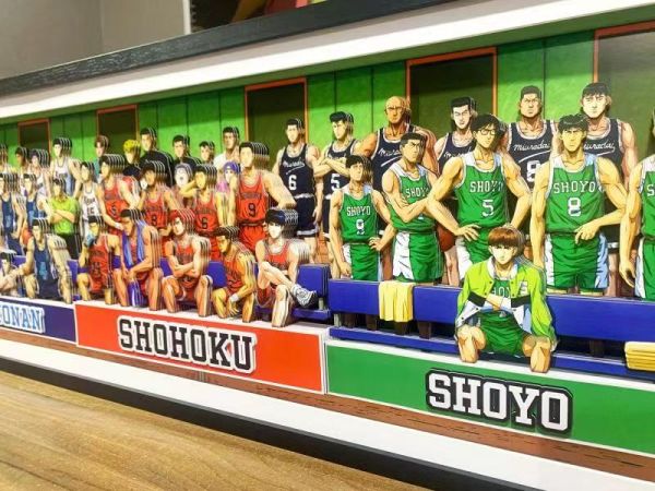 【海外代購】灌籃高手 球隊大合集立體畫 陵南vs湘北vs翔陽 