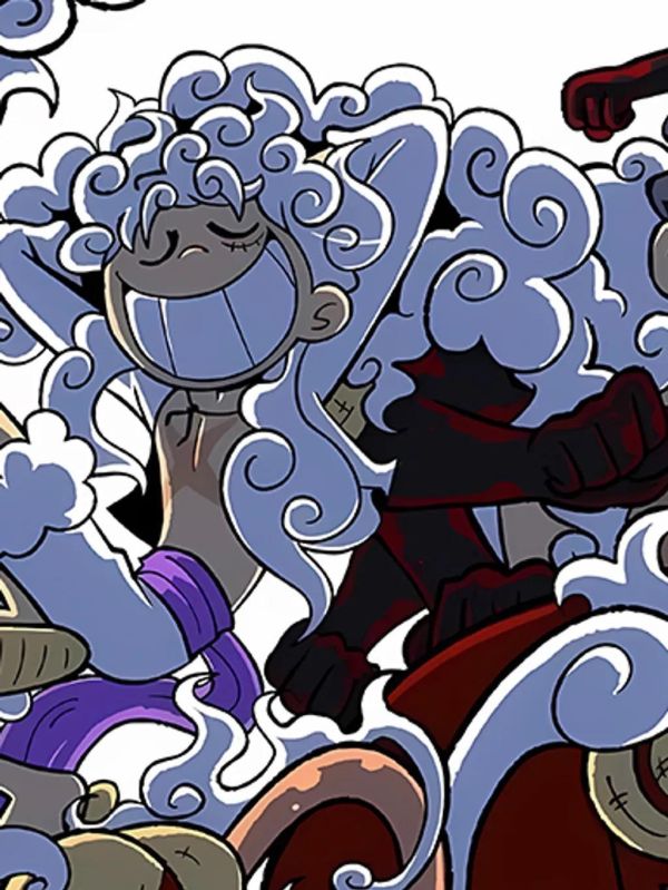 【海外代購】巴洛克 《檔位魯夫》海賊王裝飾畫冰箱貼 