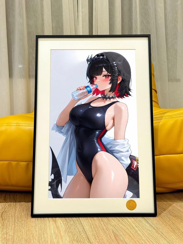 【海外代購】星空 《補水鯊魚妹》裝飾畫 絕區零 