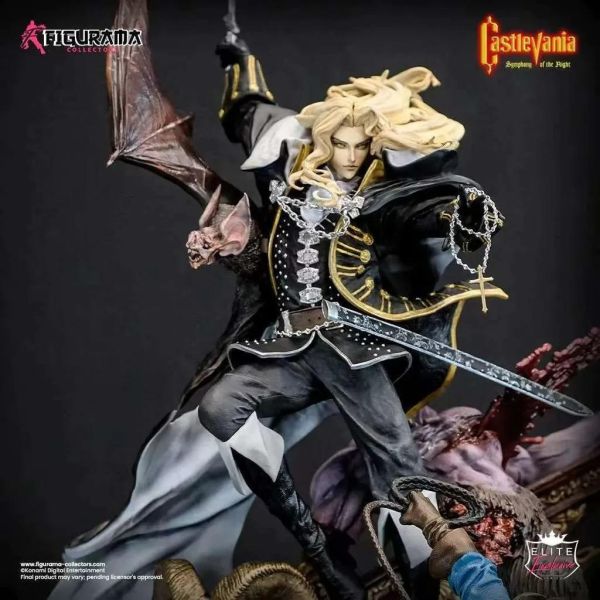 【海外全新現貨-清倉價】石油廠 Figurama Collectors 《惡魔城X: 月下夜想曲》 阿魯卡多和里希特·貝爾蒙特 雕像 