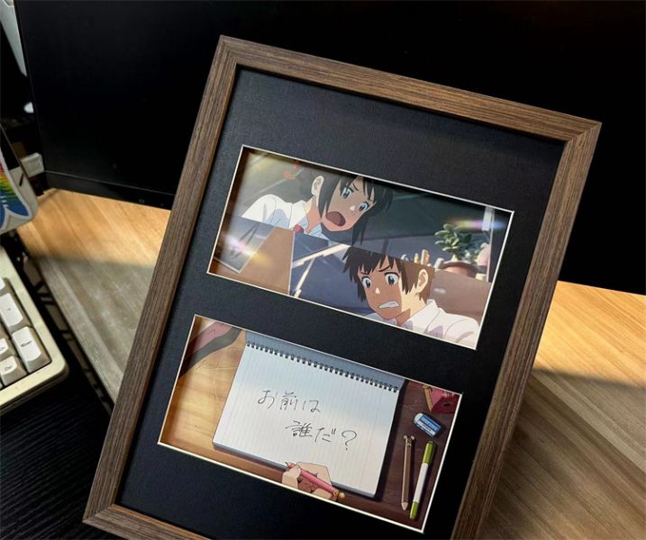【海外代購】【23*32CM】千鳥社 你的名字立花瀧宮水三葉新海誠擺台 裝飾畫01 