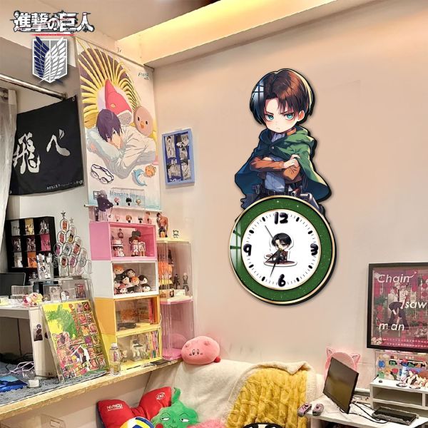 【海外代購】阿喵畫社 進擊的巨人時鐘 高清裝飾畫 