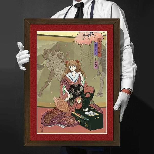 【海外代購】千鳥社 《明日香 浮世繪》EVA新世紀福音戰士午睡毯地毯裝飾畫 