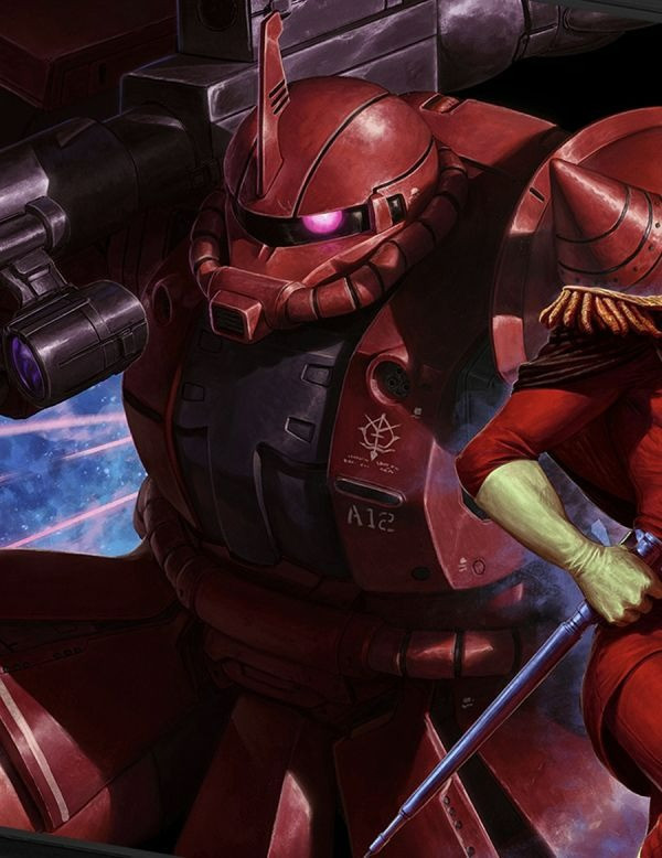 【海外代購】千鳥社 《赤色彗星的征途》ZAKU機動戰士高達鼠標墊裝飾畫 