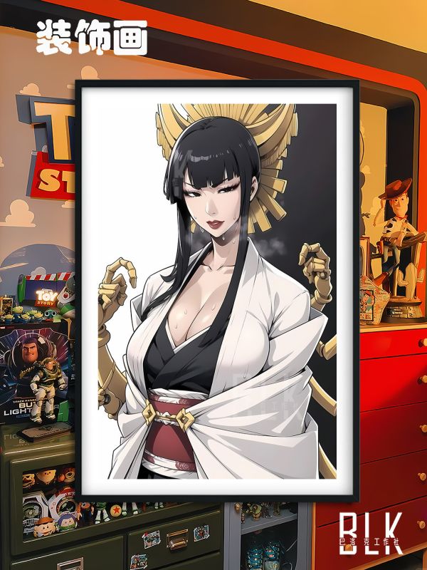 【海外代購】巴洛克 《千手丸》死神境界Bleach零番隊大織守Shutara王族特務一護動漫二次元裝飾畫冰箱貼 