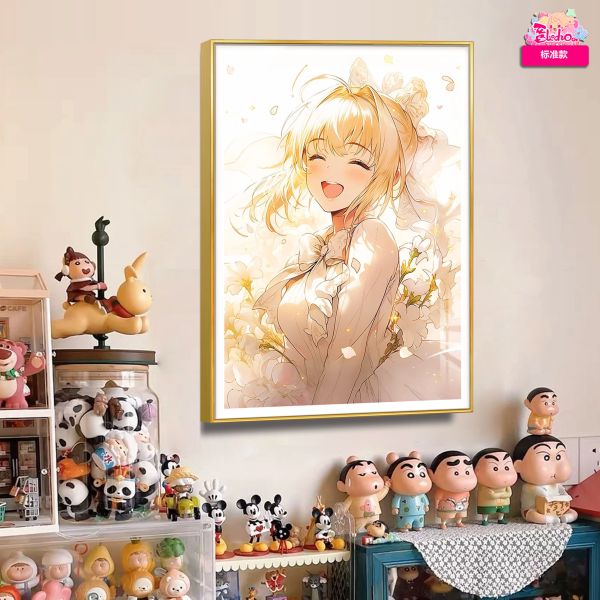 【海外代購】阿喵畫社 花早遇間 吾王saber 8k超大高清裝飾畫 