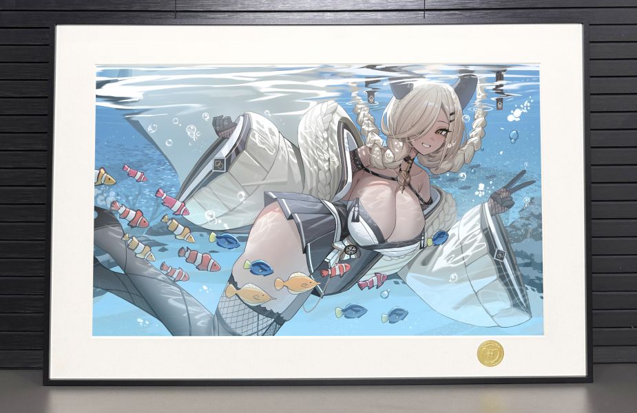 【海外代購】H2 《海底尾張》碧藍航線艦娘二次元裝飾畫 