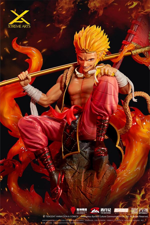 【海外代購】【40CM】XtremeArts 造極 《西行紀》正版授權 浴火重生 孫悟空 
