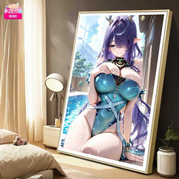 【海外代購】阿喵畫社 迎辰 菈烏瑪 8k主題高清裝飾畫 午睡毛毯 冰箱貼 