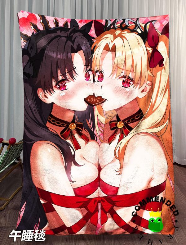 【海外代購】皇呱 《貴族姐妹第三彈》 Fate貴族姐妹埃列什基伽勒&伊什塔爾同人周邊裝飾畫 午睡毯 地毯 