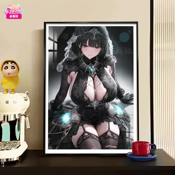 【海外代購】阿喵畫社 墨紗韻 海倫汀安魂 新品12K主題超清裝飾畫 午睡毛毯  4公斤大護腕滑鼠墊 冰箱貼 