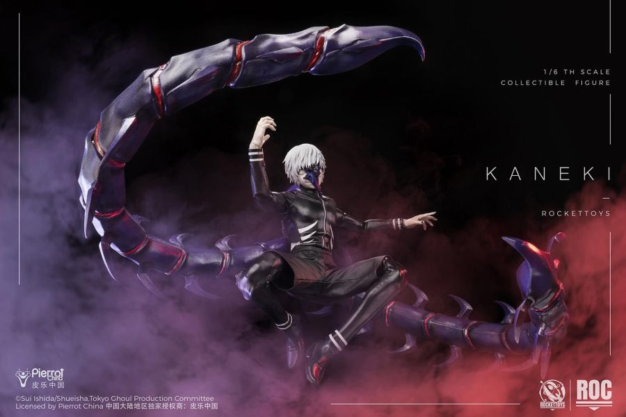【預定】ROCKETTOYS 皮樂中國正版授權KANEKI 金木 1/6可動人偶 