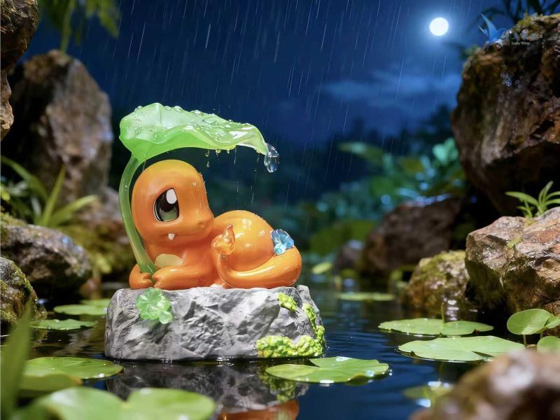 【預定】青鳥模玩 1/20 無印篇 雨中小火龍 四季ver.青鳥模玩 1/20 無印篇 雨中小火龍 四季ver. 