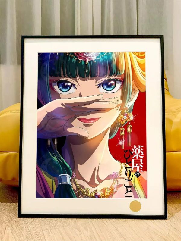 【海外代購】星空 《藥屋少女的呢喃》貓貓壬氏玉葉妃裝飾畫 