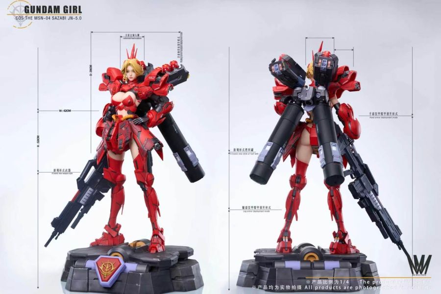 【預定】Max Milk MMS 機娘系列第五彈-沙娘-JN5.0 Cos TheSAZABI機娘 GUNDAM GIRL 