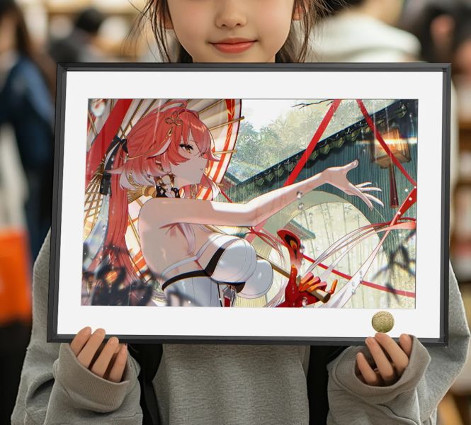 【海外代購】皇呱 《長離老師》鳴潮令尹參事長離老師裝飾畫 午睡毯  地毯 