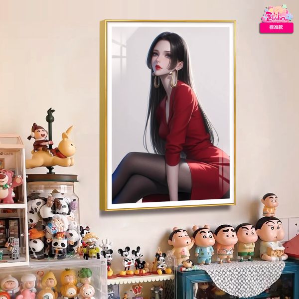 【海外代購】阿喵畫社 女明星 艷裝出席 女帝 8k超大超清裝飾畫 