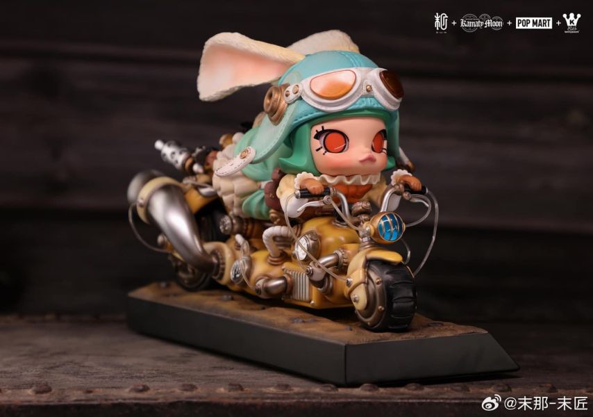 【海外現貨】末那末匠+POPMART 《蒸氣龐克爆裂時速兔女郎MOLLY》 