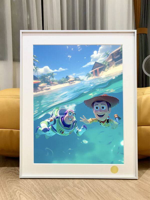【預定】星空 玩具總動員 胡迪巴斯光年 Toy Story 裝飾畫 
