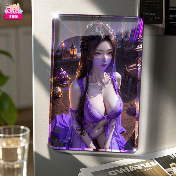 【海外代購】阿喵畫社 國色天香 紫靈 復古框紀念牆桌款式 午睡毛毯 冰箱貼 