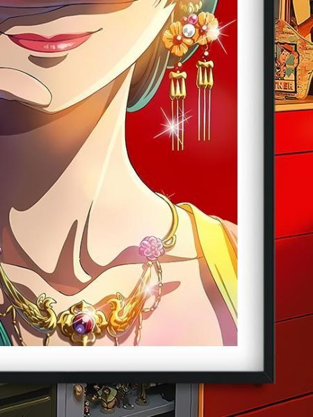 【海外代購】巴洛克 《藥屋少女的呢喃》貓貓藥屋少女的呢喃壬氏maomao動漫裝飾畫冰箱貼 
