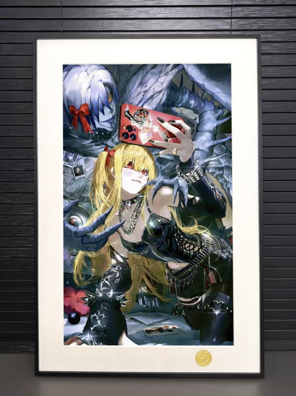 【海外代購】H2 《彌海砂》雷姆死亡筆記Death Note夜神月L動畫二次元裝飾畫 