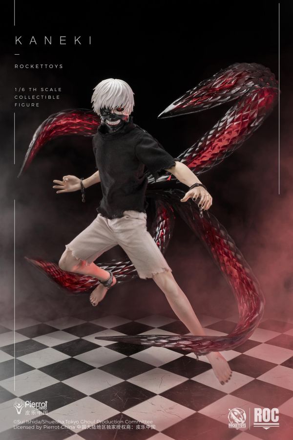 【預定】ROCKETTOYS 皮樂中國正版授權KANEKI 金木 1/6可動人偶 