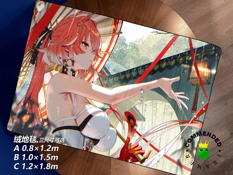 【海外代購】皇呱 《長離老師》鳴潮令尹參事長離老師裝飾畫 午睡毯  地毯 