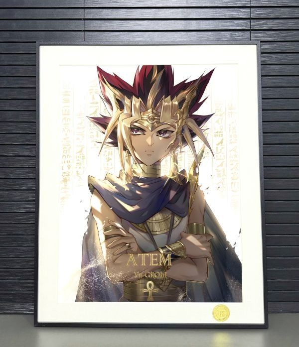 【海外代購】H2 《阿圖姆》王樣遊戲王法老王暗遊戲裝飾畫 